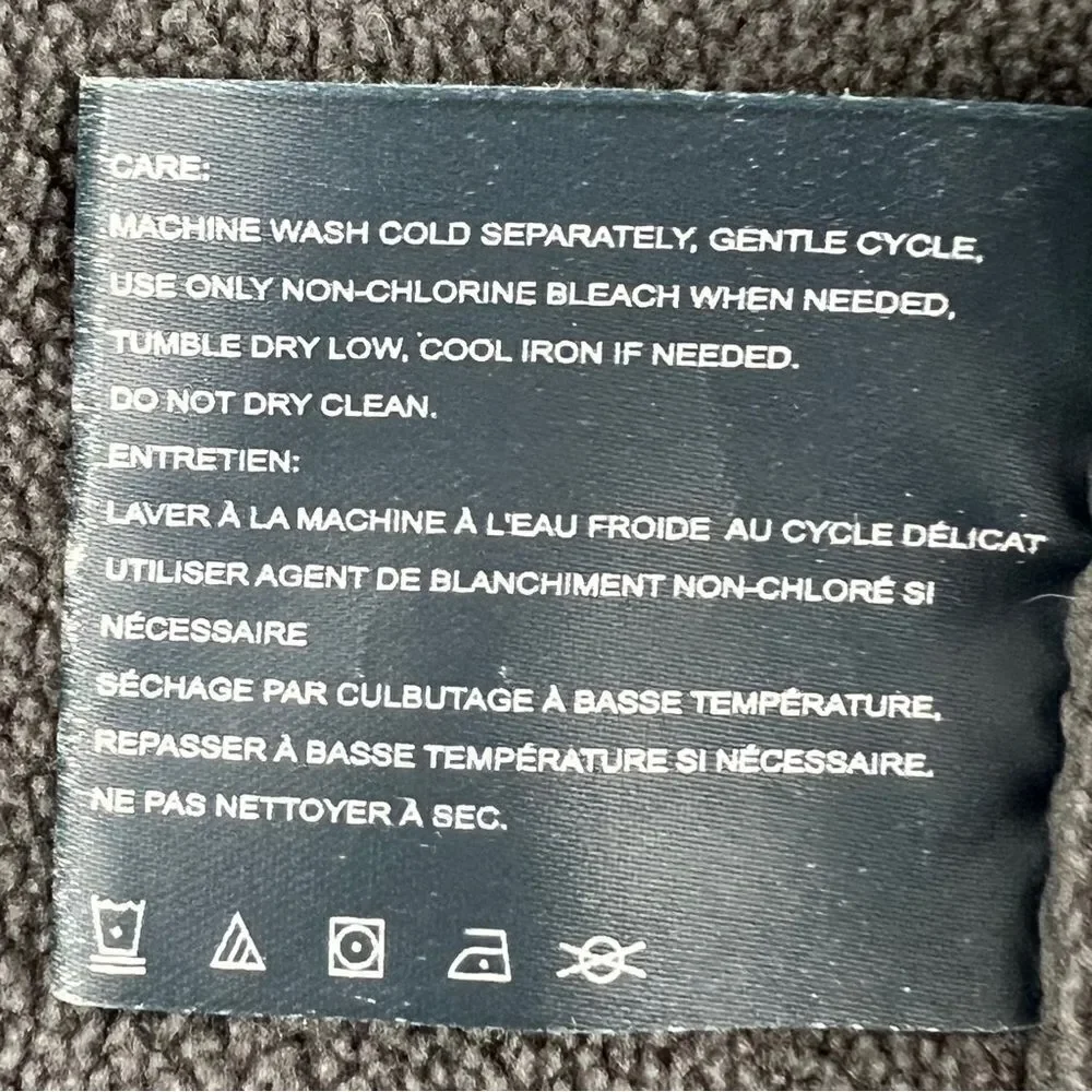 Nautica Black Soft Shell and Fleece Wind and Water Resistant Jacket Size M